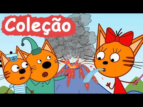 Kid-E-Cats em Portugues | Coleção dos episódios | Desenhos para crianças