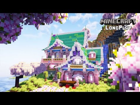 【Minecraft】新要素を使ったプリティハウスの作り方 - Minecraft Builds Longplay【No Commentary】