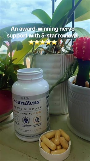 An award-winning nerve support people are actually reviewing ⭐⭐⭐⭐⭐ Neurazenx is designed to support nerve health and comfort for those dealing with tingling, burning, and nerve discomfort. Trusted by thousands and recognized for quality, it’s a daily supplement many turn to for long-term nerve support. Not intended to diagnose, treat, cure, or prevent any disease. @Zen Nutrients #Sciatica #Neuropathy #NerveDamage #Fibromyalgia #RestlessLegSyndrome