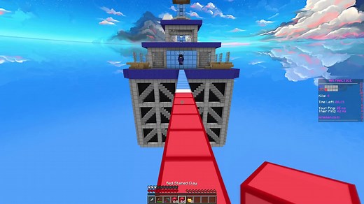 Is this the best clutch in minecraft..? 😳 #minecraft #minecraftpvp #hypixel #hypixelbridge #minemenclub