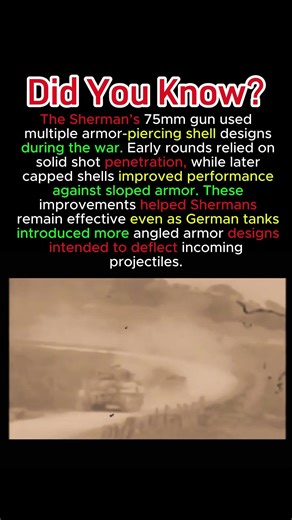 Sherman 75mm Gun vs German Armor – Early War Advantage #ShermanTank #75mmGun #M4Sherman #WWIITanks