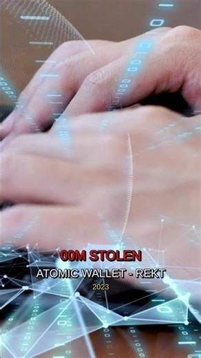$100M STOLEN from Atomic Wallet - REKT 😱 #shorts #crypto