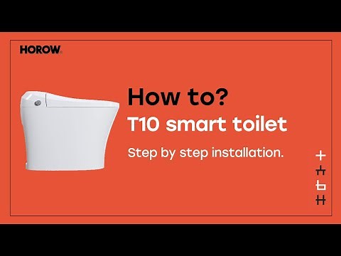 HOROW T10 Series Tankless Smart Toilet Installation Guide