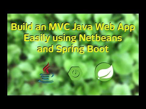 Build an MVC Java Web App Easily using Netbeans and Spring Boot + Source Code