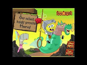 [Flash game] SpongeBob Dunces and Dragons ALL 4 CHARACTER PLAY
