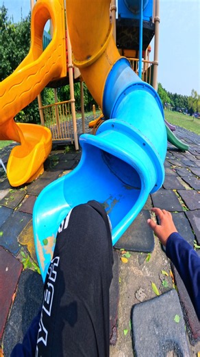 Bella ciao amazing climb 🪜 top of swing playground pov #viral #short #popular #funn
