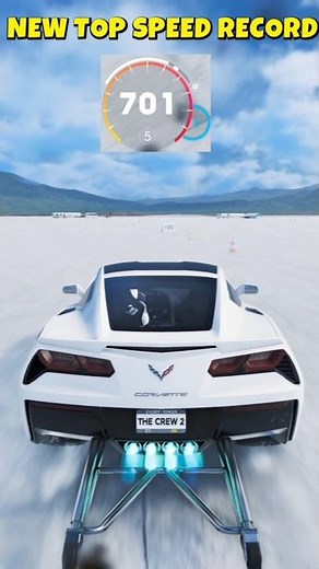 The Crew 2 Offline New Top Speed record 700+Km/h Infinite NOS #crew2 #topspeed