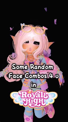 ✨Royale High Face Combos!✨ #royalehigh #roblox #robloxdressup