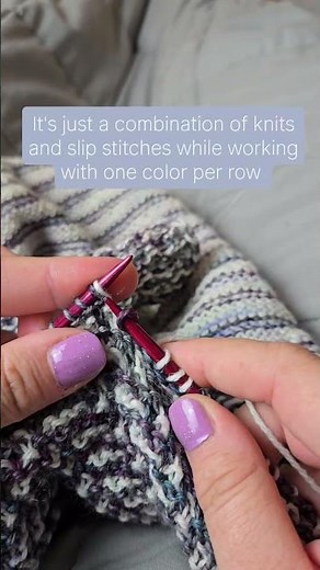 Have you tried Mosaic Knitting?