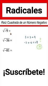 ✅👉Square root of a negative number