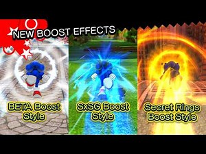 New Boost Effects in Sonic Generations