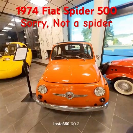 1974 Fiat 500 and 2000 Corbin Sparrow #ev