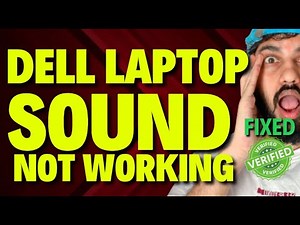 Dell Laptop Sound Not Working Windows 11