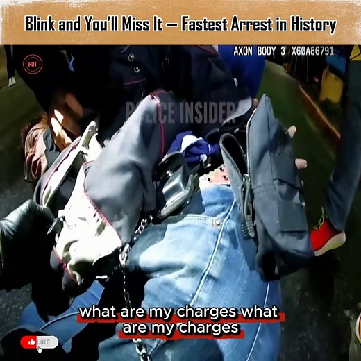 53K views · 893 reactions | Blink and You’ll Miss It — Fastest Arrest in History #cops #TyrantCops #Karen #Bodycam #audits #copwatch #bodycam #dashcam #footage #crime #policeofficer | Mina Roob | Facebook