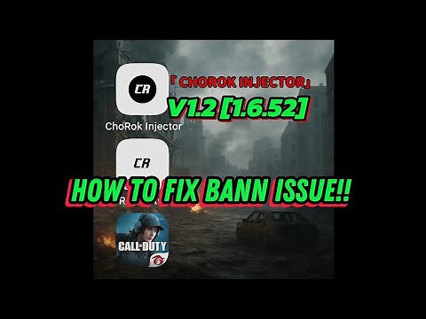 chorok injector V1.2 [ 1.6.52] how to fix auto bann issue watch until the end. #callofdutymobile