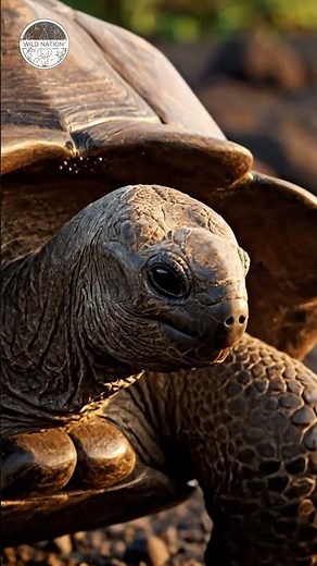 🐢 Darwin's Finch Helps 100-Year-Old Tortoise Remove Hidden Parasites! 🦜 (Evolution in Action)#nature