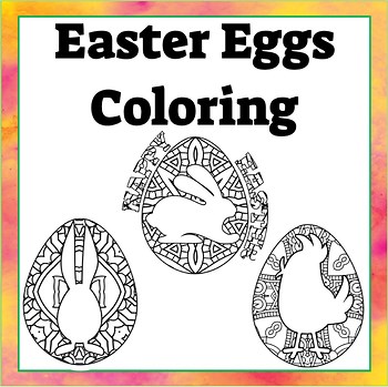 50 Detailed Easter Eggs Coloring Pages – Mandala Style Easter Designs