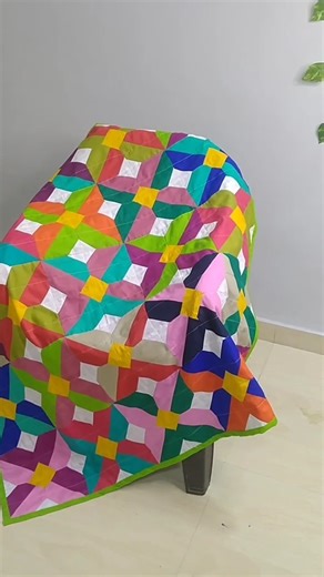 #shorts# multi diamond patchwork pattern