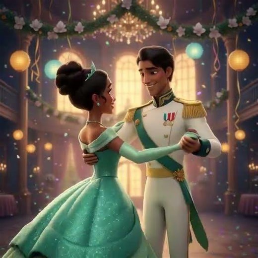 Tiana and Prince Naveen Dance #Tiana,#Naveen,#Princess&theFrog,#disney ,#disneydance, #wedding