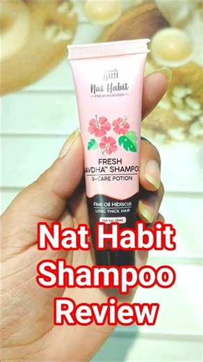 Nat Habit Shampoo Review#nathabit#shampoo#haircare#shortsfeed#trending#viral#ytshorts#viralvideo#yt
