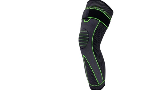 Long Compression Medical Sports Knee Pads Professional Protection Nylon Elastic Knitted Thermal Gear for Cycling Fitness Running