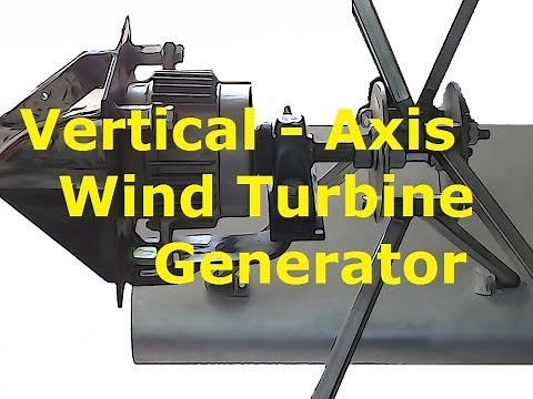 DIY Vertical Axis Wind Turbine Generator | Homemade VAWT Project