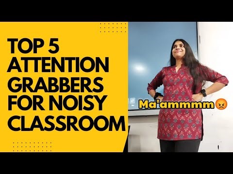 How to Handle a Noisy Class🤔My Top 5 Attention Grabbers😎 #assistantprofessor #englishteacher