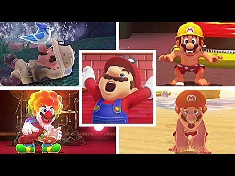 Super Mario Odyssey: BEST/FUNNIEST Idle Animations (Easter Eggs)