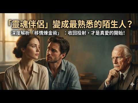 「靈魂伴侶」為何變成最熟悉的陌生人？深度解析「移情煉金術」：收回投射，才是真愛的開始!