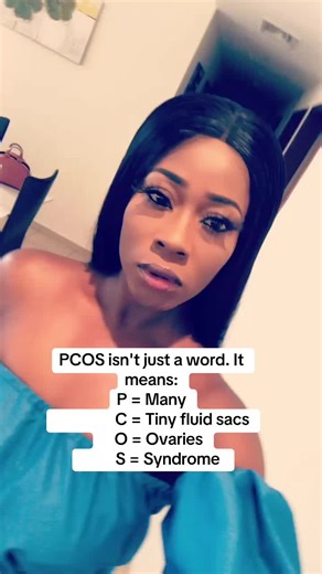 Did you know PCOS stands for: Polycystic Ovary Syndrom Meaning Many tiny fluid sacs or cysts in the ovaries hormone imbalance. #pcostips #pcos #hormonehealth #hormoneimbalance #pcosproblems