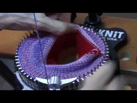 Circular Sock Machine Quick Start Step #2, Make a Hem! by Diana Sullivan