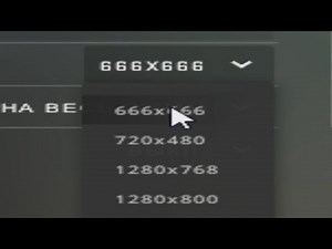 Разрешение 666x666. Зато ФПС высокий!