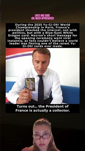 French President Goes Viral With His Yu-Gi-Oh! Card