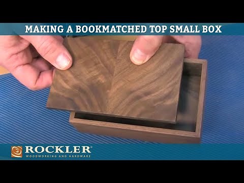How to Make a Small Box with Bookmatched Top | Woodworking Project