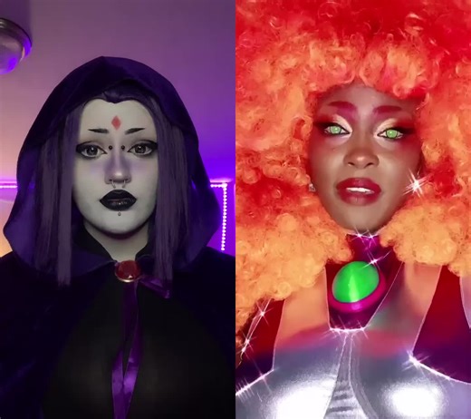 #duet with @heirofglee #starfire #teentitians #raventeentitans