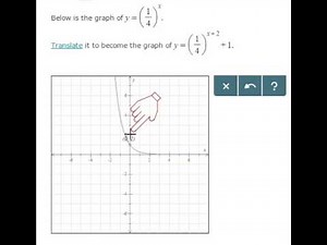 Translating the graph of an exponential function