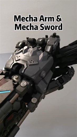 Check out the 3D-Printed Exoskeleton Arm Armor and Mecha Retractable Sword in action! This combo is insanely cool! #cool3dprints #exoskeleton #3dprintsword #retractablesword #coolaccessories #cosplayaccessories #futuretech #coolgadgets #3d4create