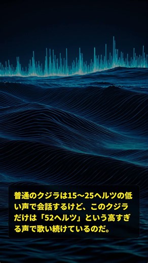 【都市伝説】世界一孤独なクジラ「52ヘルツ」の切なすぎる真実 #shorts #ずんだもん