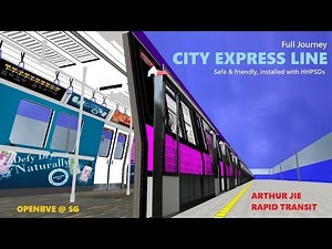 [OpenBVE][AJRT][Route Play] Full Journey! C398B @ The Safe & Friendly City Express Line!