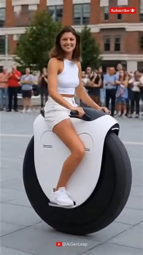 Monowheel Magic: Watch This Rider Effortlessly Glide Through the Crowd! #EUC