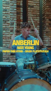 🥁 Paperthin Hymn 🥁 • • • • • 📹: @jacob.moniz #Anberlin #NateYoung #PaperthinHymn #drums #playthrough #Nevertake | Anberlin