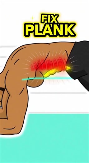 STOP Doing Planks Like This! ❌ (Back Pain Fix) #Shorts
