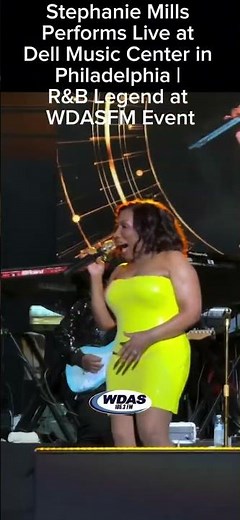 Stephanie Mills Performs Live at Dell Music Center in Philadelphia R&B Legend at WDASFM Event