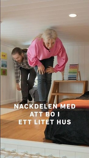 Nej, man MÅSTE inte kunna stå upp i sitt vardagsrum 😂 Husdrömmar / SVT Play