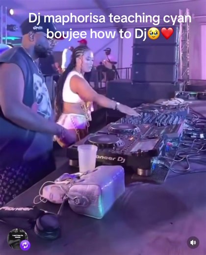 Dj Maphorisa Teaches Cyan Boujee How to DJ