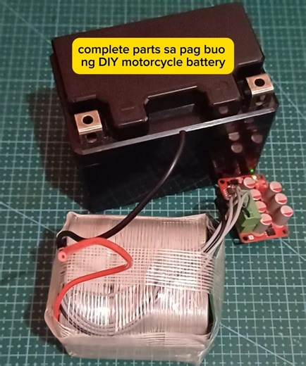 133K views · 1.8K reactions | Complete Parts ng DIY LiFePO4 Motorcycle Battery! "Lightweight, long-lasting, at high-performance! Perfect para sa motorcycle upgrades energy-efficient setups" #LiFePO4Battery #DIYBatteryBuild #MotorcycleUpgrade #BatteryPack #EnergyEfficient | Madiskartech | Facebook