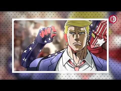 Animadores recrean atentado contra Donald Trump al estilo Jojo's del famoso anime japonés