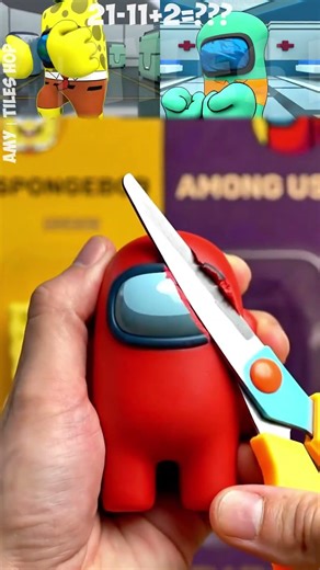 Sponge Bob & Among Us Unboxing! #spongebob #shorts #unboxing