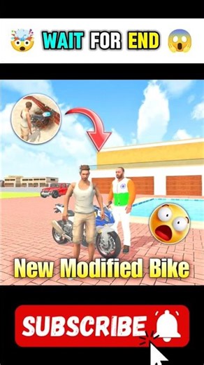 Franklin Ka Bike Modification Karva Li 🤯#shorts #indianbikedriving3d #gta