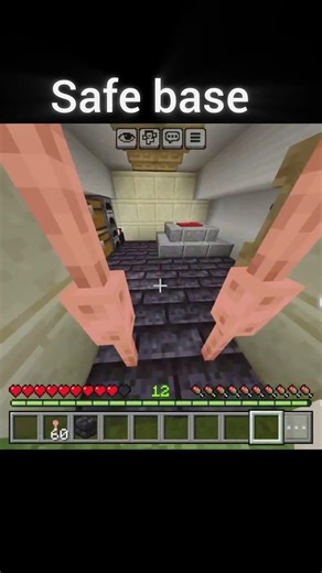 most safe secure base in Minecraft 😁#minecraft #gaming